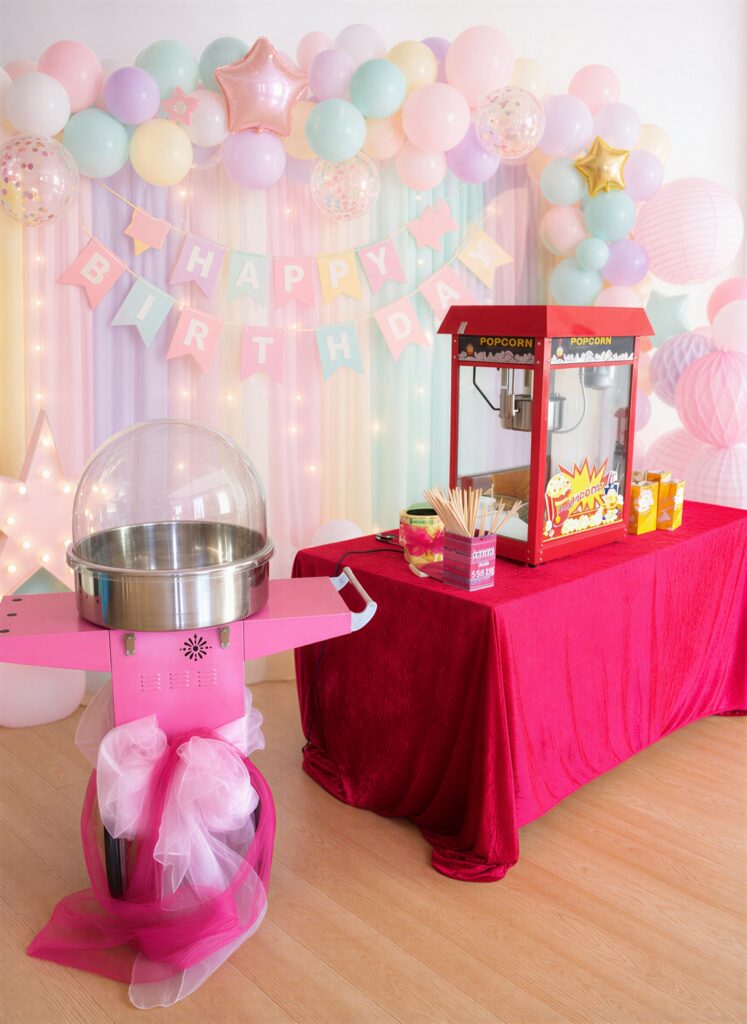 Kindergeburtstag- Zuckerwatte